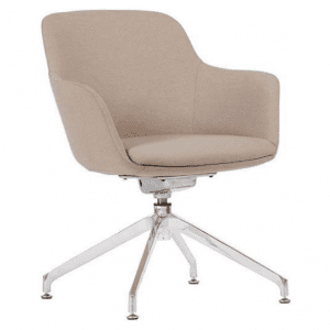 Silla Hub Fija Beige